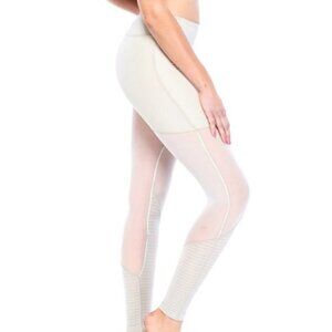 Electric Yoga Almost Nude Mesh Inset Legging - Large
